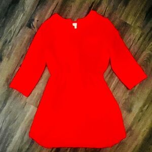 Chic Scarlet Midi Dress